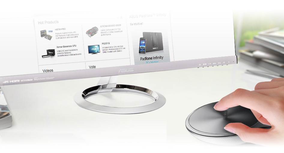 ASUS VivoMouse Metallic Edition WT720, A Mouse, Touchpad and Wireless Remot