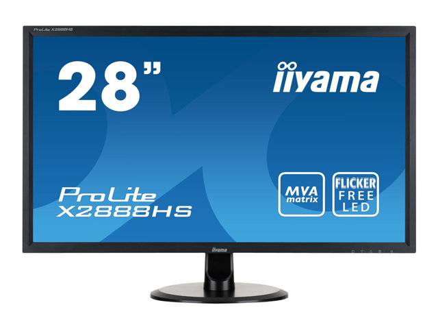 【保障できる】 ProLite Iiyama X2888HS-B2 28 monitor LED ディスプレイ・モニター本体