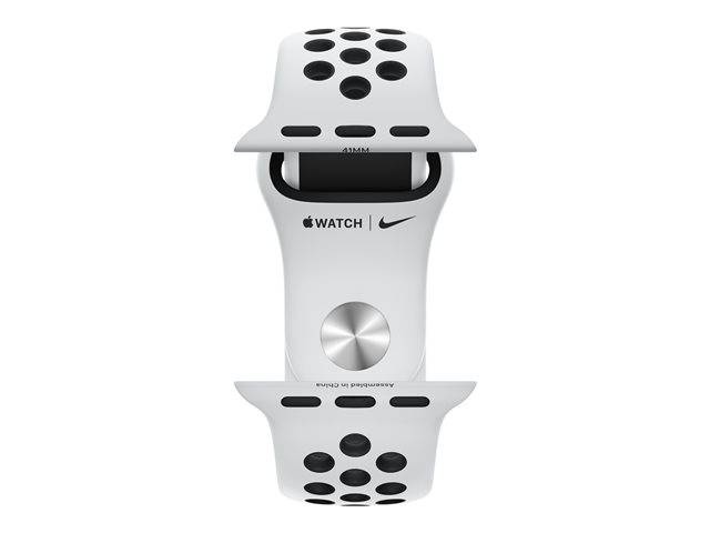 Apple Watch Nike Series 7 GPS Aluminium Lumière Stellaire Bracelet Sport 41  mm (MKN33FD/A) (Neuf, 1 an de garantie)] ⎪1er réseau de Revendeurs Agrées  Apple au Maroc
