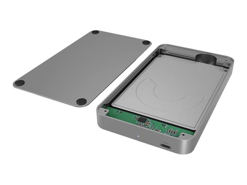 ICY BOX 2.5 External Enclosure for HDD/SSD, USB-C 3.1 Gen2 (10 Gbps),  Aluminium, IB-247-C31