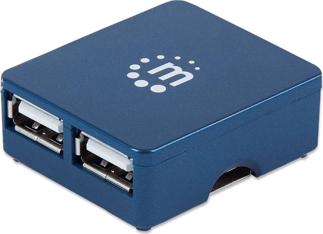 Manhattan USB-A 4-Port Micro Hub | 160605