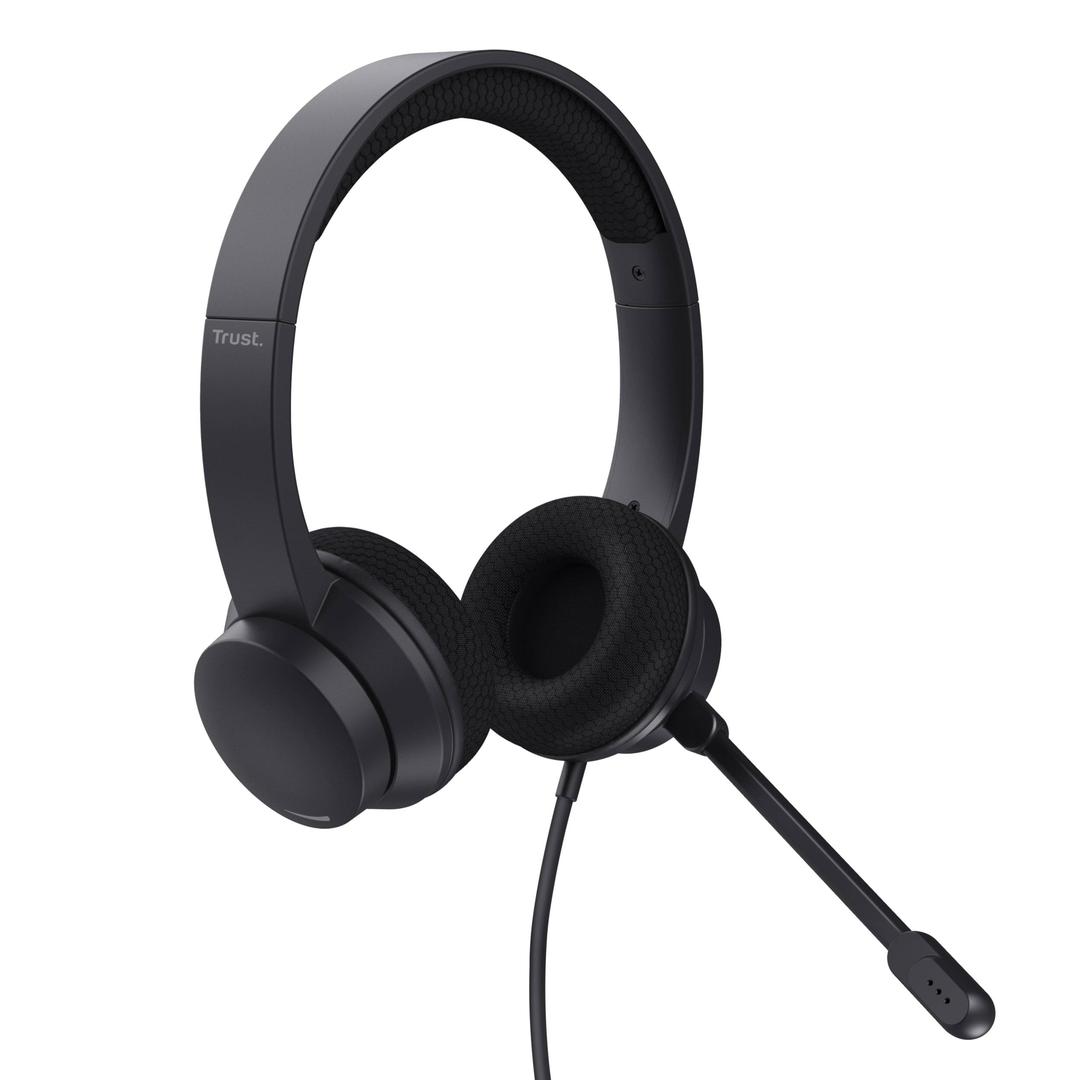 Trust Ayda USB ENC PC headset Wired 20 USB Type A Black