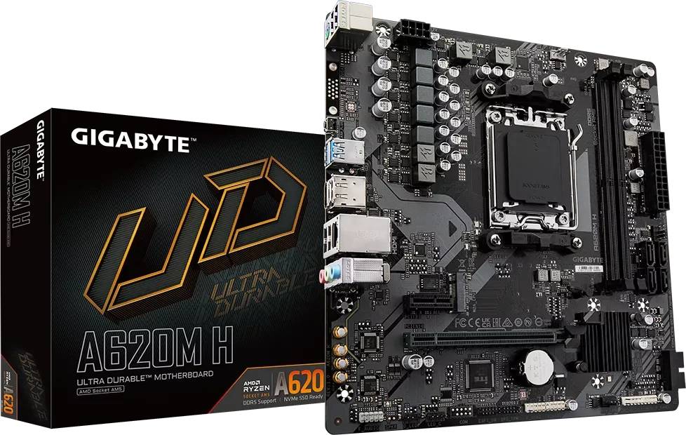 Gigabyte A620M H AM5 A620 mATX Motherboard