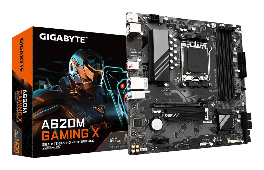 Gigabyte A620M GAMING X AM5 Motherboard