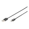 DIGITUS USB cable USB (M) to USB-C (M) AK-300148-040-S