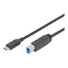 ASSMANN USB cable USB-C (M) to USB Type B 1.8m
