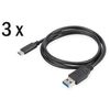 DIGITUS USB cable USB-C (M) to USB Type A AK-880903-010-S