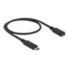 DeLOCK USB extension cable USB-C 50cm black  85532