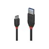 Lindy Black Line USB cable USBC (M) to USB Type A (M) 36915