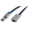 StarTech.com 2m External Serial Attached SCSI SAS Cable - SFF-8470 to SFF-8088, image 