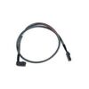 Adaptec Serial Attached SCSI (SAS) internal cable 4-Lane 36 pin 4x Mini SAS HD  50cm  right angle connector (2281300-R), image 