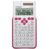 Canon F-715SG Scientific calculator 10digits 2 exponents solar panel, battery  white with magenta, image 