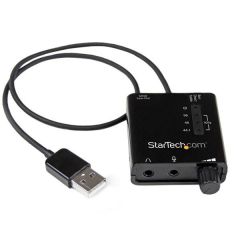 StarTech.com USB Stereo Audio Adapter External Sound Card with SPDIF Digital Audio, image 