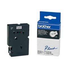 Brother Laminated tape black, white Roll (0.9 cm) 1 roll(s) for P-Touch PT-15, PT-20, PT-2000, PT-3000, PT-500, PT-5000, PT-6, PT-8, PT-8E, image 