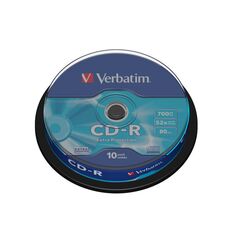 Verbatim 10 x CD-R 700MB ( 80min ) 52x spindle, image 