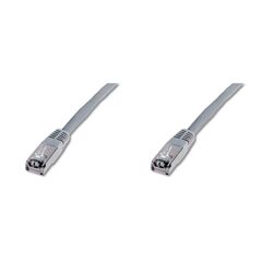 DIGITUS Premium Patch cable RJ-45 (M) 7m FTP CAT 6 snagless, booted grey, image 