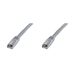 DIGITUS Patch cable RJ-45 (M) 10m SFTP CAT 6 halogen-free grey, image 