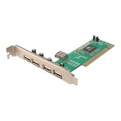 LogiLink PCI Card USB 2.0 4+1 Port USB adapter PCI USB 2.0 5 ports, image 