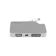 StarTech.com Travel A/V Adapter USB-C to VGA DVI HDMI Mini DisplayPort / 4K / External video adapter / USB-C / DVI, HDMI, Mini DisplayPort, VGA | CDPVGDVHDMDP, image 