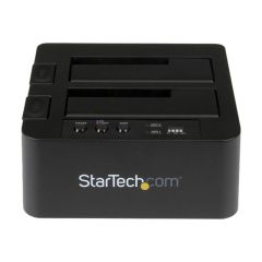 StarTech.com USB 3.1 (10Gbps) Standalone Duplicator Dock for 2.5" & 3.5" SATA SSD/HDD Drives - with Fast-Speed Duplication up to 28GB/min (SDOCK2U313R), image 