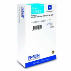 Epson T7552 / 39ml / XL size / cyan / original / ink cartridge / for WorkForce Pro WF-8010, WF-8090, WF-8090 D3TWC, WF-8510, WF-8590, WF-8590 D3TWFC | C13T755240, image 