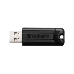 Verbatim Store & Go Pin Stripe USB Drive USB flash drive 256GB USB 3.0 black (49320), image 