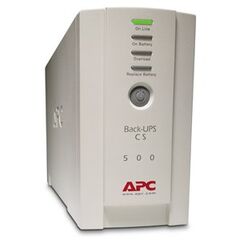 APC Back-UPS CS 500 / UPS / AC 230 V / 300 Watt / 500 VA / RS-232, USB / output connectors: 4 / beige | BK500EI, image 