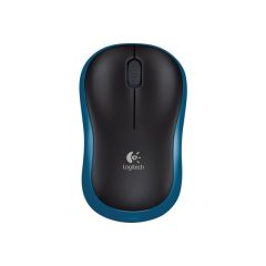 Logitech M185 / Mouse / optical / wireless / 2.4 GHz / USB wireless receiver / blue | 910-002236, image 