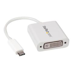 StarTech.com USB C to DVI Adapter / External video adapter / USB Type-C / DVI / white | CDP2DVIW, image 
