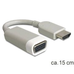 HDMI to VGA Video adapter / DeLOCK / white
