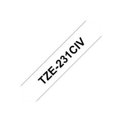 Brother TZe231CIV Black on white Roll | TZE231CIV