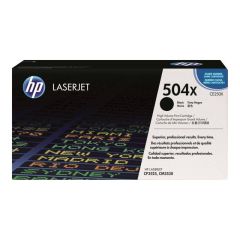HP 504X High Yield black original LaserJet toner | CE250X