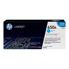 HP 650A Cyan original LaserJet toner cartridge | CE271A