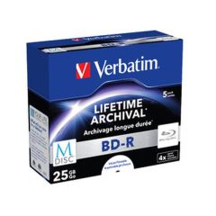 Verbatim M-Disc 5 x BD-R 25 GB 4x ink jet printable | 43823