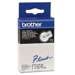 Brother Black white Roll (1.2 cm) 1 roll(s) labels | TC201