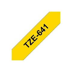 Brother TZe641 Black on yellow Roll  | TZE641
