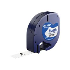 DYMO LetraTAG Plastic white Roll (1.2 cm x 4 m) | S0721660