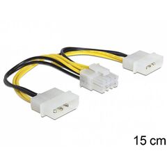 DeLOCK Power cable 8 pin EPS12V (F) to 4 PIN | 83410
