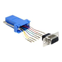 DeLOCK Serial adapter RJ-45 (F) to DB-9 (F) blue | 65430