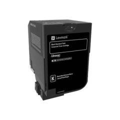 Lexmark Black original toner cartridge LCCP, LRP, | 74C2SKE