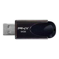 PNY Attach4 USB flash drive 64 GB USB 2.0 | FD64GATT4-EF