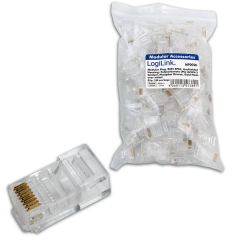 LogiLink Patch connector RJ-45 (M) unshielded | MP0020