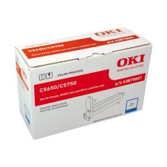 OKI Cyan drum kit for C5650dn, 5650n, 5750dn, | 43870007