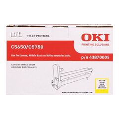 OKI Yellow drum kit for C5650dn, 5650n, 5750dn, | 43870005