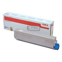 OKI Yellow original toner for MC853DN| 45862837