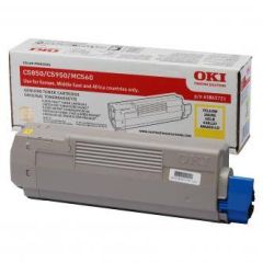 OKI Yellow original toner for MC560dn| 43865721