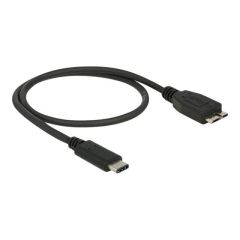 DeLOCK USB cable Micro-USB Type B (M) to USB-C (M) | 83676