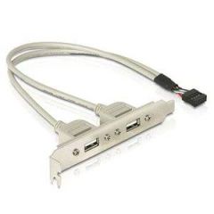 DeLOCK USB panel 10 pin USB header (M) to USB (F) | 71000