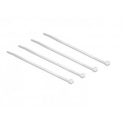 DeLOCK Cable tie 10 cm transparent (pack of 100) | 18605
