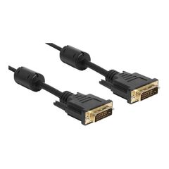 DeLOCK DVI cable DVI-D (M) to DVI-D (M) 1m black 83189